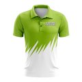 Custom Fully Sublimated Grass Pattern Green Performance Polo Shirt 9594