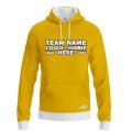 Custom Fully Sublimated Solid B8 Pattern Gold Performance Sports Pullover Hoodie 09779
