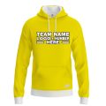 Custom Fully Sublimated Solid DD Pattern Yellow Performance Sports Pullover Hoodie 09836