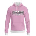 Custom Fully Sublimated Solid E12 Pattern Cameo Pink Performance Sports Pullover Hoodie 09846