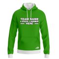 Custom Fully Sublimated Solid GG Pattern Green Performance Sports Pullover Hoodie 09850