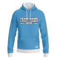 Custom Fully Sublimated Solid I13 Pattern Baby Blue Performance Sports Pullover Hoodie 09871