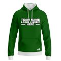 Custom Fully Sublimated Solid L4 Pattern Dark Green Performance Sports Pullover Hoodie 09875
