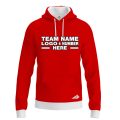 Custom Fully Sublimated Solid II Pattern Blood Red Performance Sports Pullover Hoodie 09883
