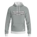 Custom Fully Sublimated Solid N6 Pattern Gray Performance Sports Pullover Hoodie 09887