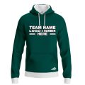 Custom Fully Sublimated Solid S20 Pattern Forest Green Performance Sports Pullover Hoodie 09917