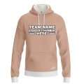 Custom Fully Sublimated Solid X12 Pattern Light Brown Performance Sports Pullover Hoodie 09947