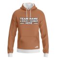 Custom Fully Sublimated Solid Z28  Pattern Brown Sugar Performance Sports Pullover Hoodie 09959