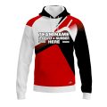 Custom Fully Sublimated Power Ranger Pattern Red Performance Sports Pullover Hoodie 10013