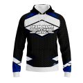 Custom Fully Sublimated BMX Modern Pattern Black White Blue Performance Sports Pullover Hoodie 10031