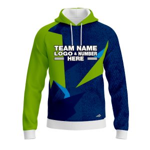 Custom Fully Sublimated Broken Glass Pattern Dark Performance Sports Pullover Hoodie 10075
