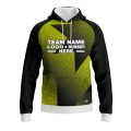 Custom Fully Sublimated Star Pattern Green Performance Sports Pullover Hoodie 10091