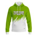 Custom Fully Sublimated Grass Pattern Green Performance Sports Pullover Hoodie 10095