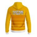 Custom Fully Sublimated Horizontal Stripes Pattern Yellow Performance Sports Pullover Hoodie 10137