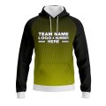 Custom Fully Sublimated Gradient Pattern Green Performance Sports Pullover Hoodie 10170