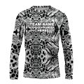 Custom Fully Monochrome Animal Print Performance Long Sleeves 10411