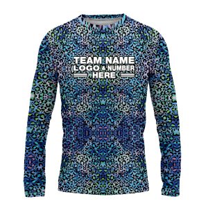 Custom Fully Abstract Animal Print Performance Long Sleeves 10423