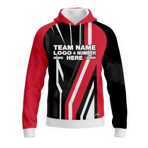 Custom Fully Sublimated Pallets Pattern Pink Black Performance Sports Pullover Hoodie 10443