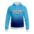 Custom Fully Sublimated Bold  Pattern Ble Performance Sports Pullover Hoodie 10489