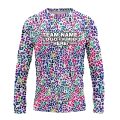 Custom Fully Sublimated Jaguar Animal Print  Multicolor Performance Long Sleeves 10495