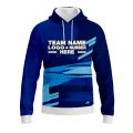 Custom Fully Sublimated Landscape Pattern Blues Performance Sports Pullover Hoodie 10527