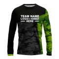 Custom Fully Sublimated ERDL Camo Pattern Black and Green Performance Long Sleeves 10679