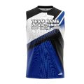 Custom Fully Sublimated Power Ranger Pattern Blue Performance Sleeveless 12227