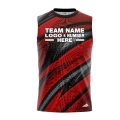 Custom Fully Sublimated High Energy Pattern One Red Performance Sleeveless 12243