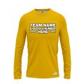 Custom Fully Sublimated Solid AA28 Pattern Golden Performance Long Sleeves 12735