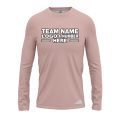 Custom Fully Sublimated Solid E12 Pattern Nude Pink Performance Long Sleeves 12975