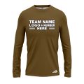 Custom Fully Sublimated Solid AA34 Pattern Hardwood Performance Long Sleeves 13155