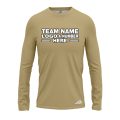 Custom Fully Sublimated Solid Z15 Pattern Dark Beige Performance Long Sleeves 13203
