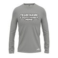 Custom Fully Sublimated Solid M27 Pattern Cool Gray Performance Long Sleeves 13215