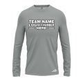 Custom Fully Sublimated Solid N6 Pattern Gray Performance Long Sleeves 13227