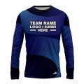 Custom Fully Sublimated Retro Style Neon Pattern Blues Performance Long Sleeves 13275