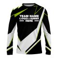 Custom Fully Sublimated Abstract Pattern Black Performance Long Sleeves 13387