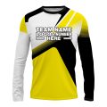 Custom Fully Sublimated Power Ranger Pattern Yellow Performance Long Sleeves 13459