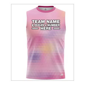 Custom Fully Sublimated Radiant Tie Dye Pattern Multicolor Performance Sleeveless 14103