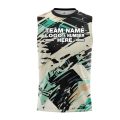 Custom Fully Sublimated Half Tie Dye Pattern Performance Sleeveless 14203