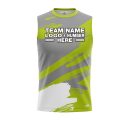 Custom Fully Sublimated Paint Brush Tie Dye Pattern Gray Green Performance Sleeveless 14215