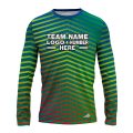Custom Fully Sublimated Energetic Streaks Neon Pattern Multicolor Performance Long Sleeves 14479