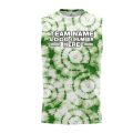 Custom Fully Sublimated Verdant Victory Tie Dye Pattern Green White Performance Sleeveless 14647