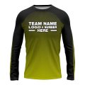 Custom Fully Sublimated Gradient Pattern Green Performance Long Sleeves 14799