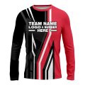 Custom Fully Sublimated Pallets Pattern Pink Black Performance Long Sleeves 15127