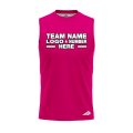 Custom Fully Sublimated Solid CC Pattern Pink Performance Sleeveless 15191