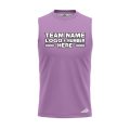 Custom Fully Sublimated Solid G12 Pattern Light Purple Performance Sleeveless 15223