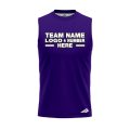 Custom Fully Sublimated Solid H8 Pattern Royal Purple Performance Sleeveless 15375