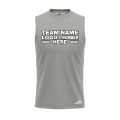 Custom Fully Sublimated Solid M27 Pattern Cool Gray Performance Sleeveless 15463