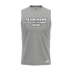 Custom Fully Sublimated Solid M27 Pattern Cool Gray Performance Sleeveless 15463