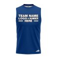 Custom Fully Sublimated Solid V2 Pattern Blue Jay Performance Sleeveless 15539